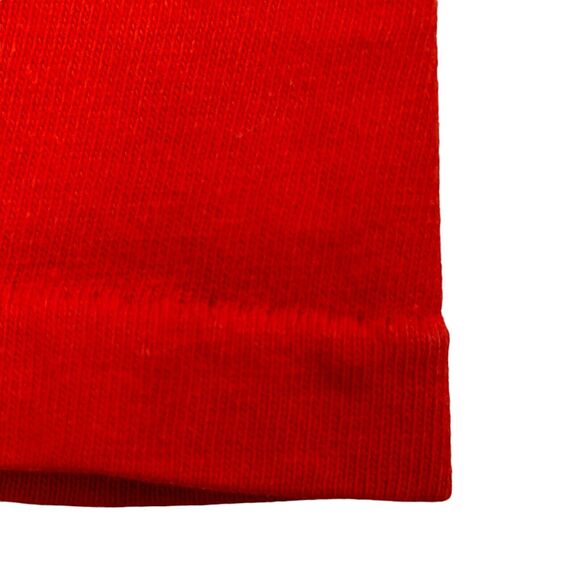 Vintage 80s Chicago Blackhawks T Shirt Distressed NHL Hockey USA Tee Red L Large - Picture 10 of 12